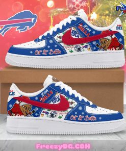 Buffalo Bills Merry Christmas Limited Edition Nike Air Force 1