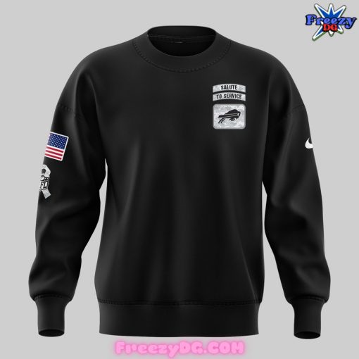 Buffalo Bills Salute to Service Special Black Sweatshirt