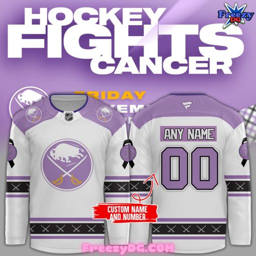 Buffalo Sabres Hockey Fights Cancer Special Edition Hockey Jersey