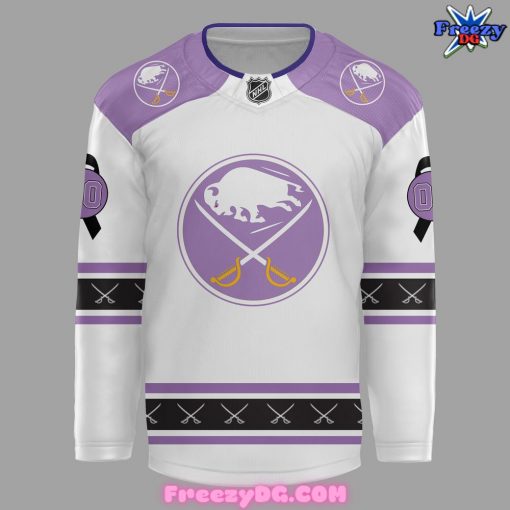 Buffalo Sabres Hockey Fights Cancer Special Edition Hockey Jersey