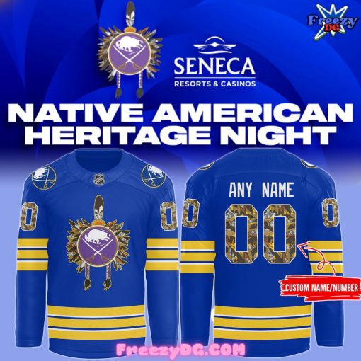 Buffalo Sabres Native American Heritage Night Special Hockey Jersey