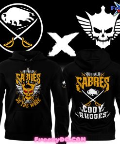 Buffalo Sabres x Cody Rhodes 2024 Black Hoodie