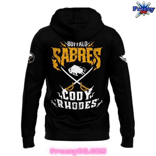 Buffalo Sabres x Cody Rhodes 2024 Black Hoodie