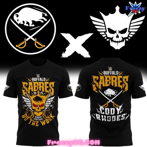 Buffalo Sabres x Cody Rhodes 2024 Black T-Shirt