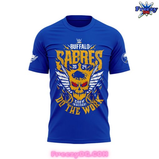 Buffalo Sabres x Cody Rhodes 2024 Blue T-Shirt