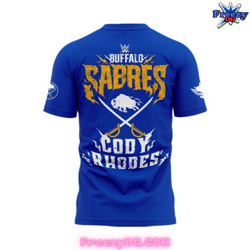 Buffalo Sabres x Cody Rhodes 2024 Blue T-Shirt