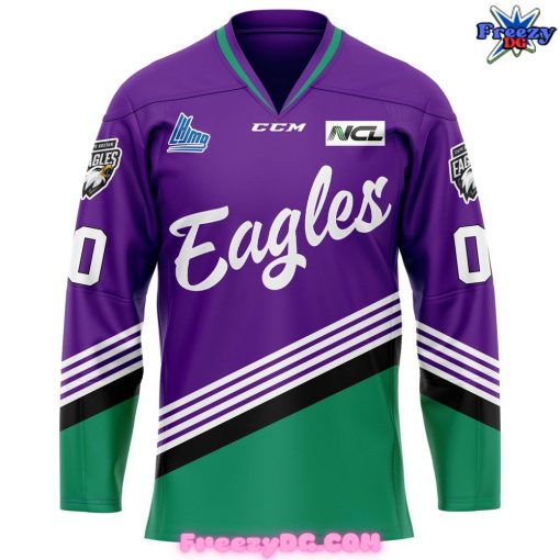 Cape Breton Eagles Hockey Fighting Cancer Special Hockey Jersey