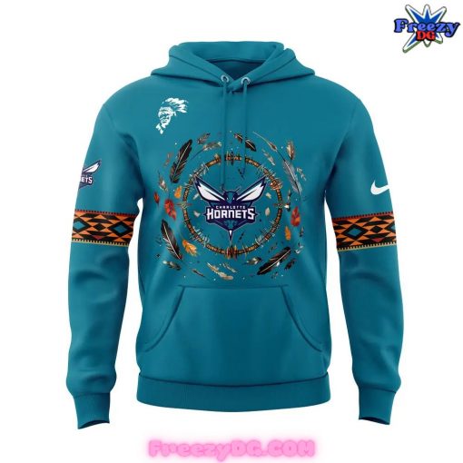 Charlotte Hornets Native American Heritage Month 2024 Hoodie