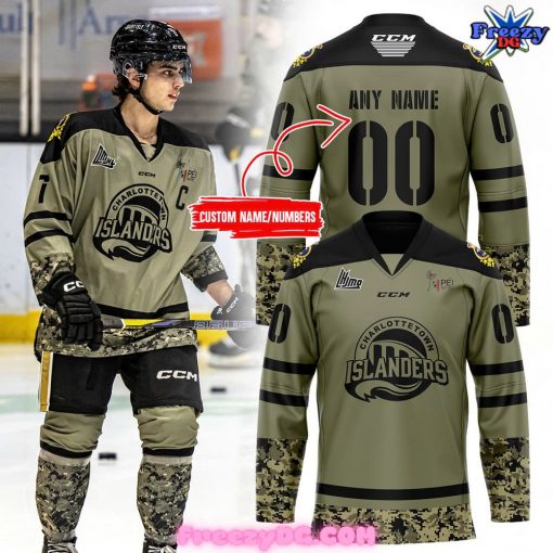 Charlottetown Islanders Military Appreciation 2024 Hockey Jersey