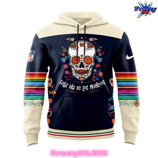 Cincinnati Bengals Dia De Los Muertos Hoodie