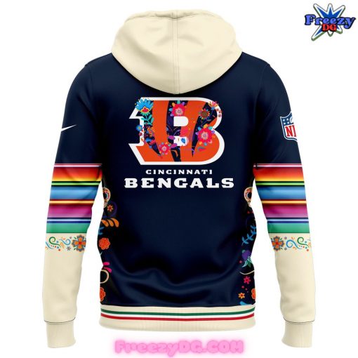 Cincinnati Bengals Dia De Los Muertos Hoodie