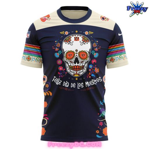 Cincinnati Bengals Dia De Los Muertos T-Shirt