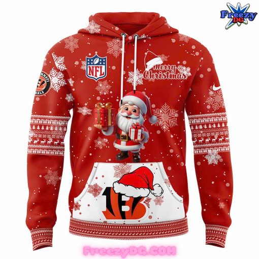 Cincinnati Bengals Merry Christmas 2024 Hoodie