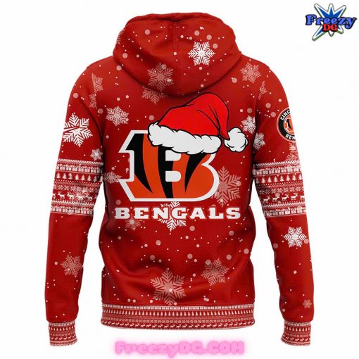 Cincinnati Bengals Merry Christmas 2024 Hoodie