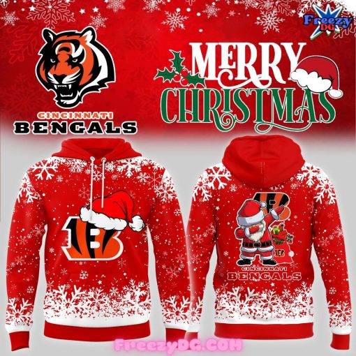 Cincinnati Bengals NFL Merry Christmas 2024 Hoodie