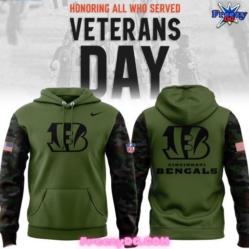 Cincinnati Bengals Veterans Day 2024 Hoodie