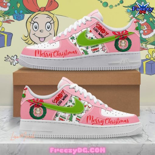 Cindy Lou Who Merry Christmas Limited Edition Nike Air Force 1