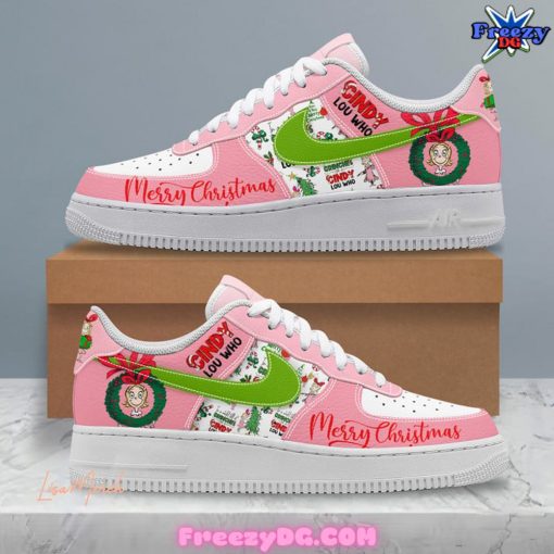 Cindy Lou Who Merry Christmas Limited Edition Nike Air Force 1