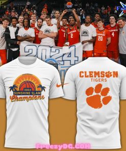 Clemson Tigers Champion Sunshine Slam Tee Edition 2024 White T-Shirt