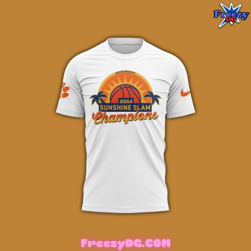 Clemson Tigers Champion Sunshine Slam Tee Edition 2024 White T-Shirt