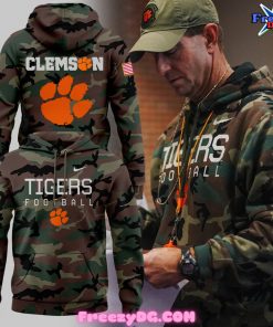 Clemson Tigers Military Appreciation 2024 Camo Hoodie