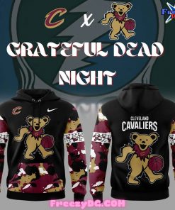 Cleveland Cavaliers Grateful Dead Night Black Hoodie