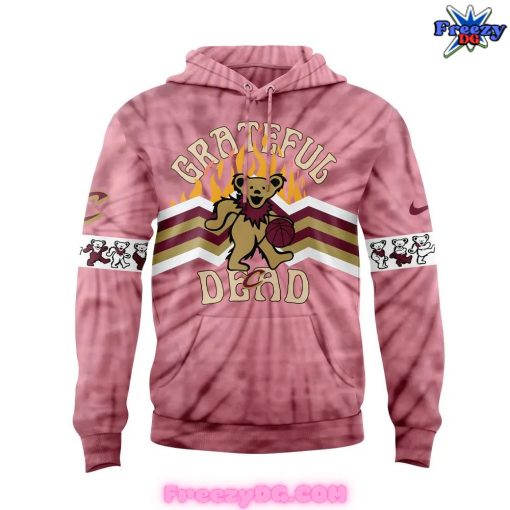 Cleveland Cavaliers Grateful Dead Night Pink Hoodie