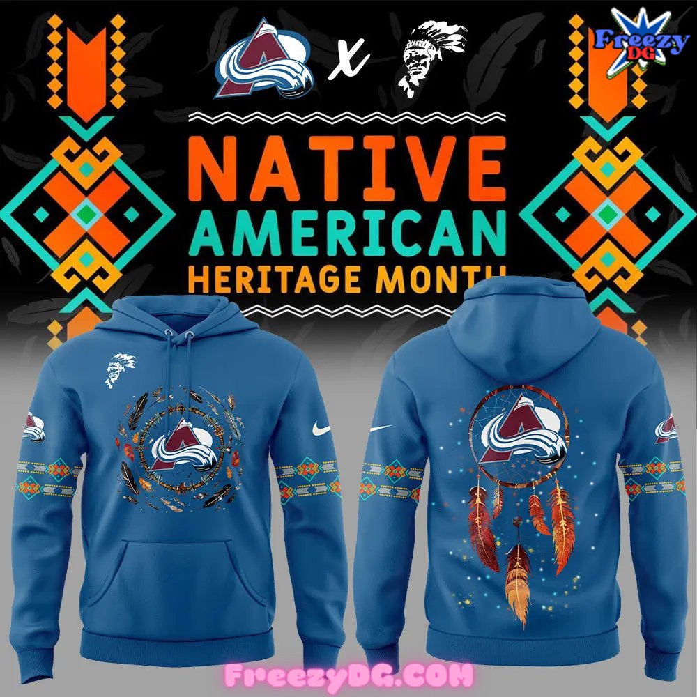 Colorado Avalanche Native American Heritage Month 2024 Hoodie
