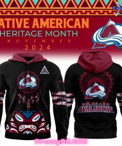 Colorado Avalanche Native American Heritage Month 2024 Hoodie