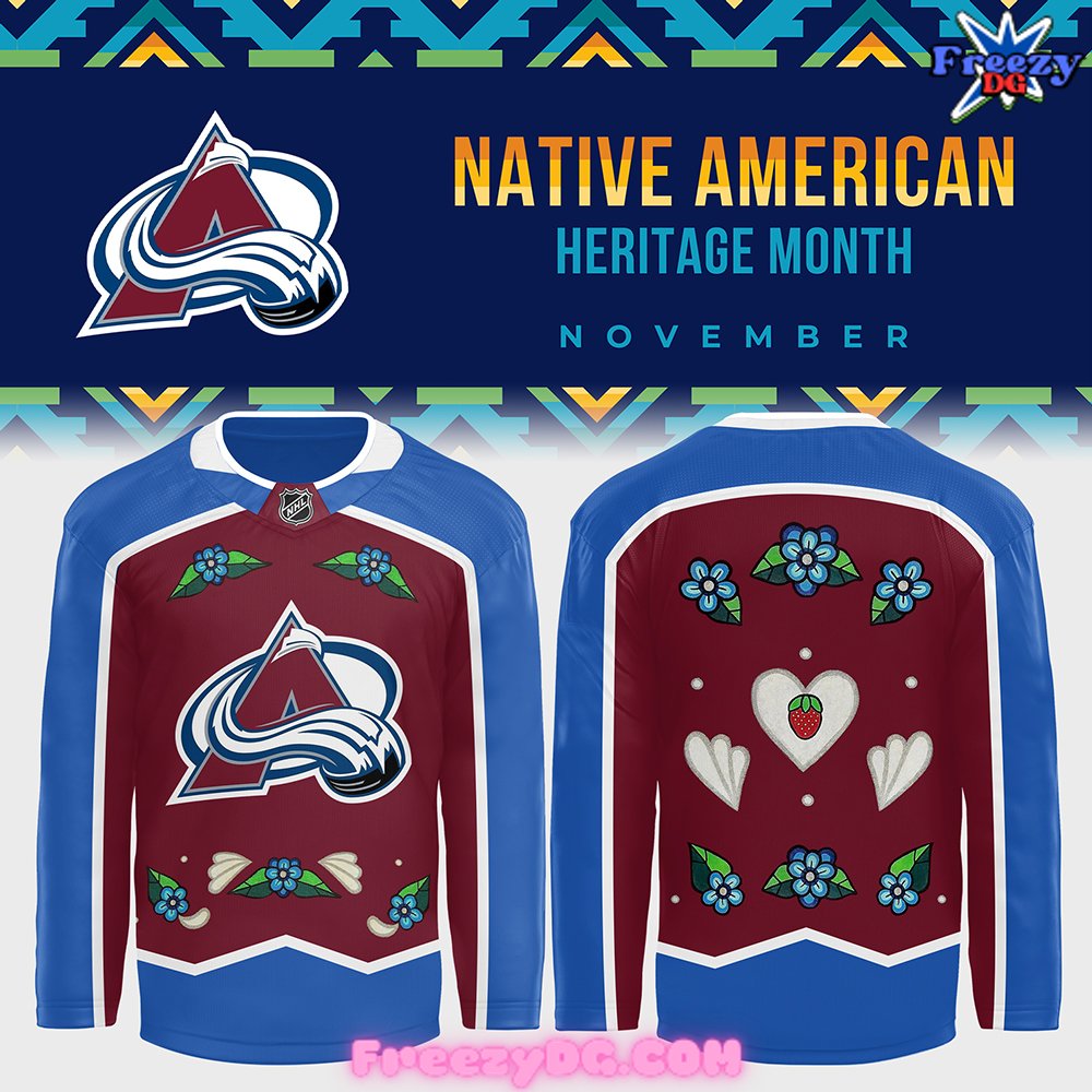 Colorado Avalanche Native American Heritage Month Hockey Jersey
