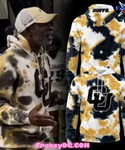 Colorado Buffaloes Letterman Tie Dye 2024 Hoodie