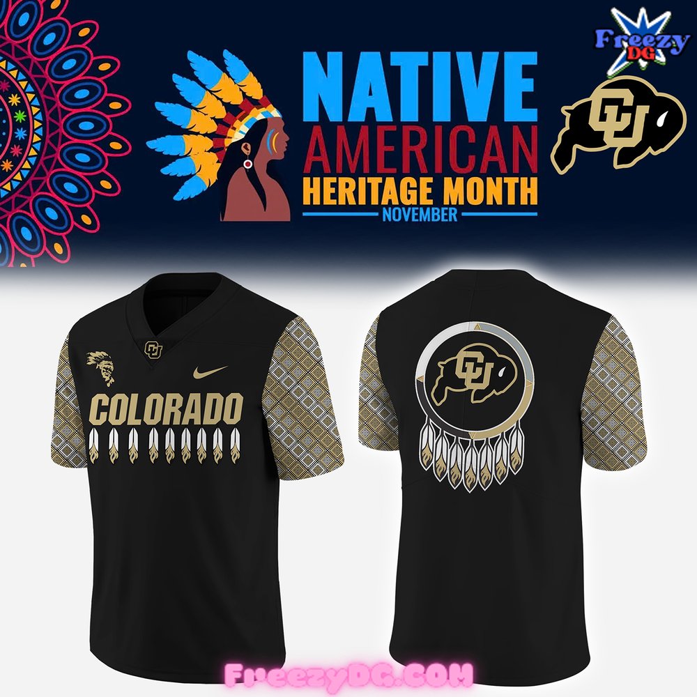Colorado Buffaloes Native American Heritage Month Football Jersey Colorado Buffaloes Native American Heritage Month Football Jersey