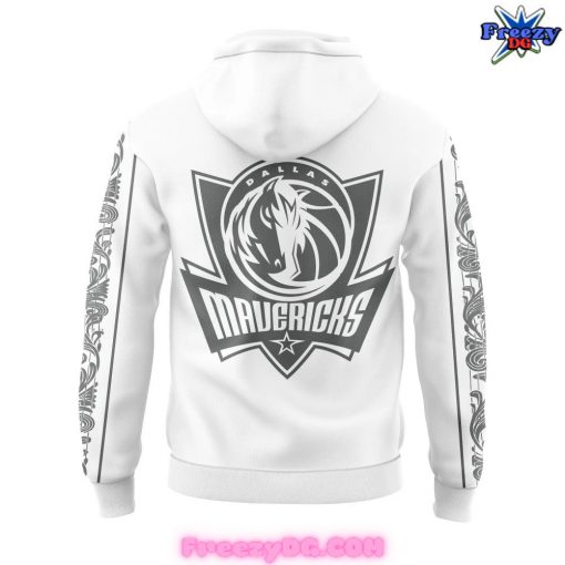 Dallas Mavericks City Chime 2024 White Hoodie