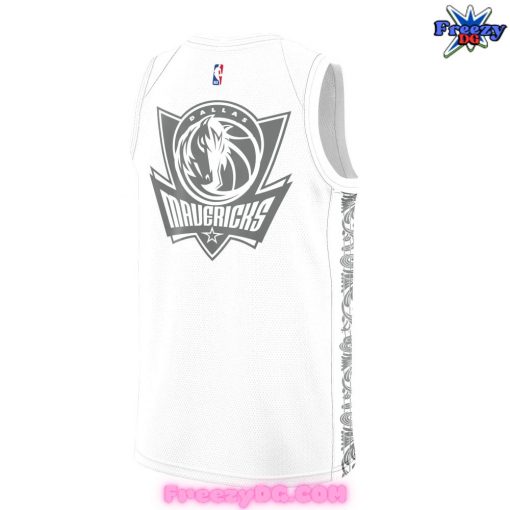 Dallas Mavericks City Chime 2024 White Basketball Jersey