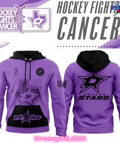 Dallas Stars Hockey Fights Cancer Special Hoodie