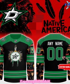 Dallas Stars Native American Heritage Month 2024 Hoodie