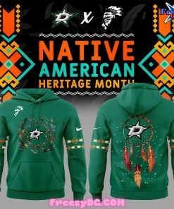 Dallas Stars Native American Heritage Month 2024 Hoodie