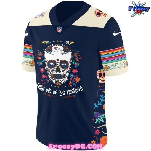 Denver Broncos MLB Dia De Los Muertos Football Jersey