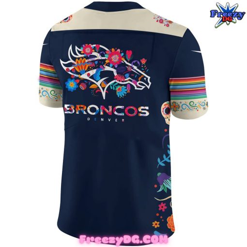 Denver Broncos MLB Dia De Los Muertos Football Jersey