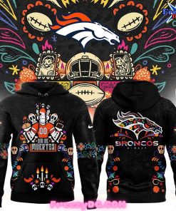 Denver Broncos NFL Dia De Los Muertos Hoodie