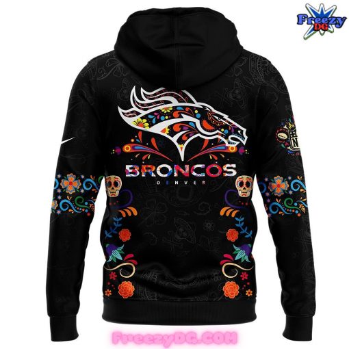 Denver Broncos NFL Dia De Los Muertos Hoodie