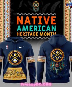 Denver Nuggets Native American Heritage 2024 Hoodie