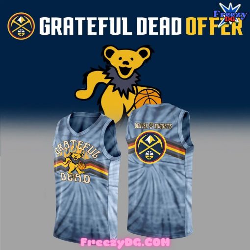 Denver Nuggets x Grateful Dead Night Special Basketball Jersey