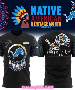 Detroit Lions Native American Heritage Month 2024 T-Shirt