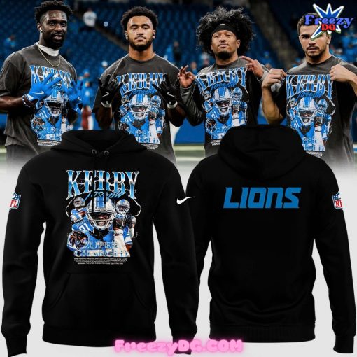 Detroit Lions Kerby Joseph Zuper Charged 2024 Hoodie