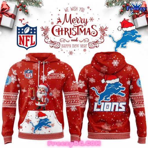 Detroit Lions Merry Christmas 2024 Hoodie