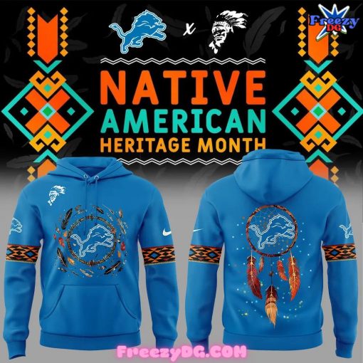 Detroit Lions Native American Heritage Month 2024 Hoodie