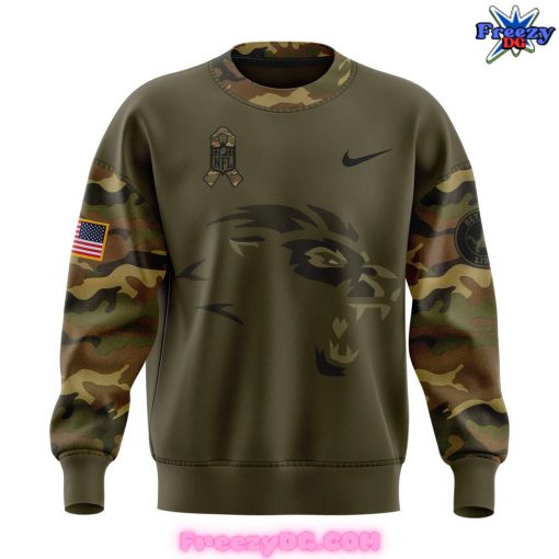 Detroit Lions Salute to Service 2024 Camo Sweatshirt