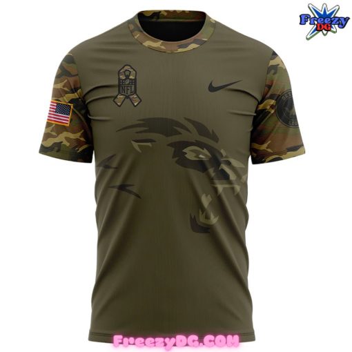 Detroit Lions Salute to Service 2024 Camo T-Shirt