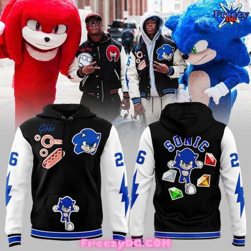 Detroit Lions Sonic Gibbs Special Black Hoodie